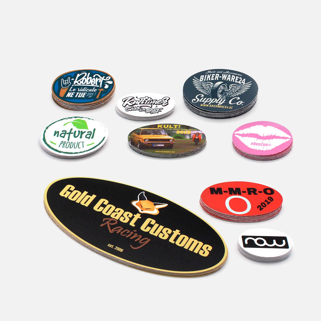 Make Your Own Oval Stickers