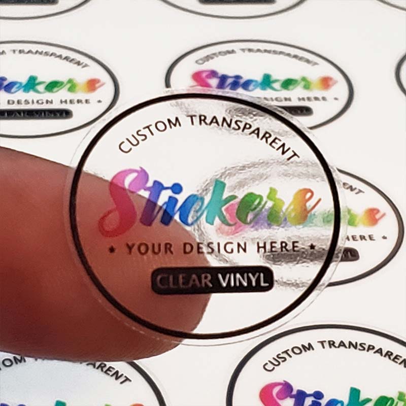 Custom Clear Sticker Printing Bulk Stickers Affordable Price, Full